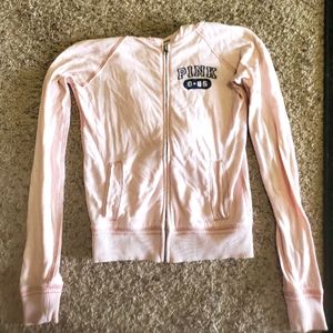 Pink zip up